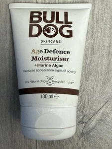 🐾 Bulldog Age Defence Moisturiser 100ml – FULL SIZE – NEW – £7.95 FREE P&P 💪 - Picture 1 of 2