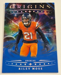 Riley Moss 2025 Panini Origins Blue Card /99 !!! - Picture 1 of 1
