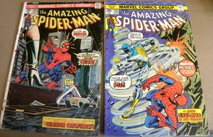 Marvel 1975 2 números Amazing Spider-Man 143 144 llaves GB - Imagen 1 de 8