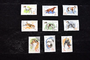 RUSSIA    1965  DOGS  S 3000-3008    CTO - Picture 1 of 4