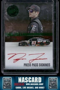 Pase de prensa 2014 firmas #PPS-RT Ryan Truex pase de prensa firmas verde #/50 - Imagen 1 de 2
