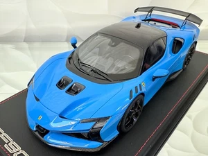 1/18 DF MODELS FERRARI SF90XX STRADALE BLUE LIMITED EDITION 15 OF 20 PCS - Bild 1 von 19