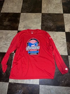 The Avengers Super Heroes Half Marathon Champion Run Disney Red Long Sleeve: 2XL - Picture 1 of 11