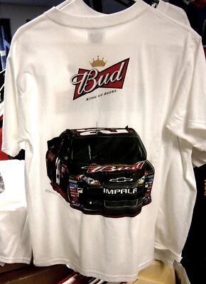 VINTAGE 2011 CHASE #29 BUDWEISER BUD RCR TEE SHIRT KEVIN HARVICK MEDIUM NOS - Image 1 of 3