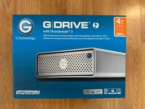Sandisk G-Drive 4TB Thunderbolt 3 USB-C Desktop Hard Drive Sandisk - Photo 1/6