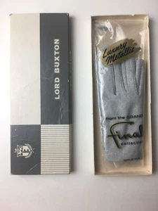 "Guantes de Colección Lord Buxton Lujo Plata Metálica Ópera GRAND FINAL COLECCIÓN 7""" - Imagen 1 de 9