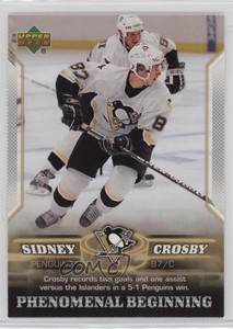 2005-06 Upper Deck Phenomenal Beginning Sidney Crosby #7 Rookie RC