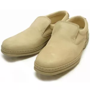 5061 P Beige Suede Pinosos Comfort Men’s Slip on shoes Made in Spain - Picture 1 of 5