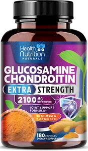 Glucosamine Chondroitin MSM Complex - 2100Mg Joint Support Supplement with Tu... - Picture 1 of 1