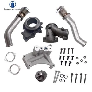 For 99.5-03 Ford 7.3L Turbo Pedestal Non-EBP Valve Upgraded 5+5 Wheel & Up Pipes - Foto 1 di 11