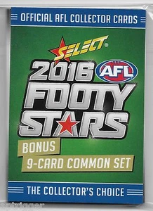2016 Select Footy Stars  Bonus 9 Card Common Set - Picture 1 of 1