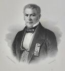 Arnaud D'argenteuil Mons (1792-1849) Portrait Gravure 19 Ème, Né À Mons
