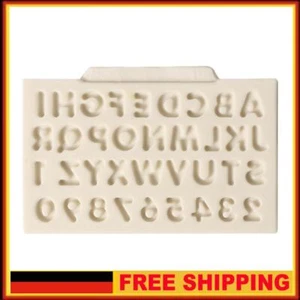Buchstaben Silikon Fondant Kuchen Form DIY Schokolade Backen Dekor Formen Werkze - Bild 1 von 10