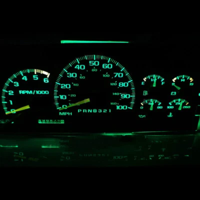 KIT CLÚSTER LED Verde Para CHEVY SIERRA,Silverado,Tahoe,Suburban,GM 1995-1999 Foto 1 de 4