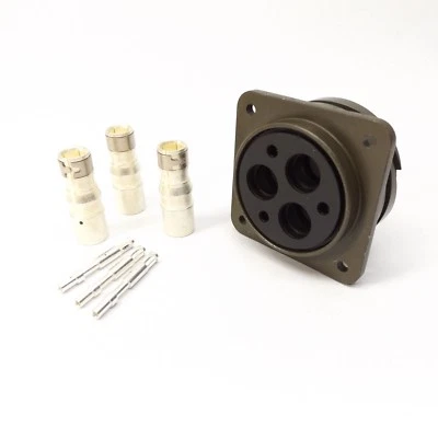 Itt Cannon CA3102E36-3SBF80 Circular Connector Ca-B Series Box Mount - Image 1 of 3