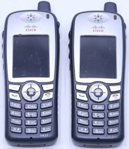 TÉLÉPHONES SANS FIL IP LOF OF (2) CISCO CP-7921G-A-K9 NON TESTÉS - Photo 1/6