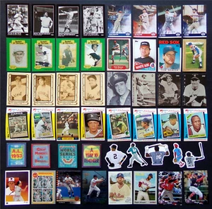 CLASSIC BASEBALL CARD COLLECTION Hall Of Fame MVP Sticker All Star HOF Mixed Lot - Picture 1 of 8