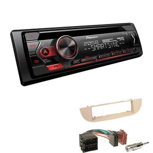 Pioneer 1-DIN Autoradio CD Bluetooth Spotify USB für Fiat 500 500C Beige - Bild 1 von 4