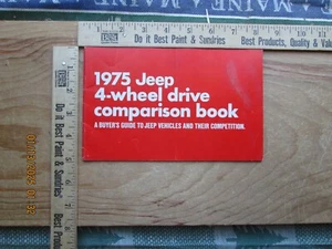 Jeep 1975 libro de comparación de tracción en las 4 ruedas - Imagen 1 de 10