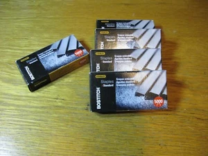 5- Bostitch SBS1914CP Standard Staples, 1/4" Leg Length (Box of 5000) by Stanley - Picture 1 of 3