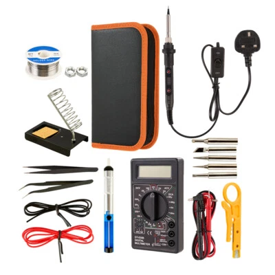DREAM-GARDENSTORE Soldering Iron Kit 60/80W Electronics Welding Irons Solder Tools Adjustable Wire