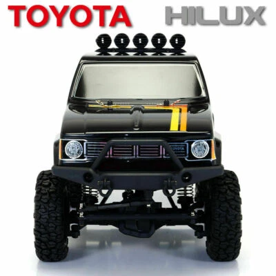Thunder Tiger TOYOTA Hilux 1/12 PICK-UP TRUCK RTR Black/ Blue/ Red - Image 1 of 4