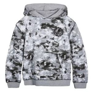 NWT EPIC THREADS Long Sleeve Hooded Sweatshirt Little Boys Tie Dye Bright White - Picture 1 of 7
