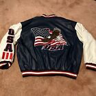 Steve And Barry’s USA Coat Jacket Varsity XXL American Eagle Flag Wool Snaps