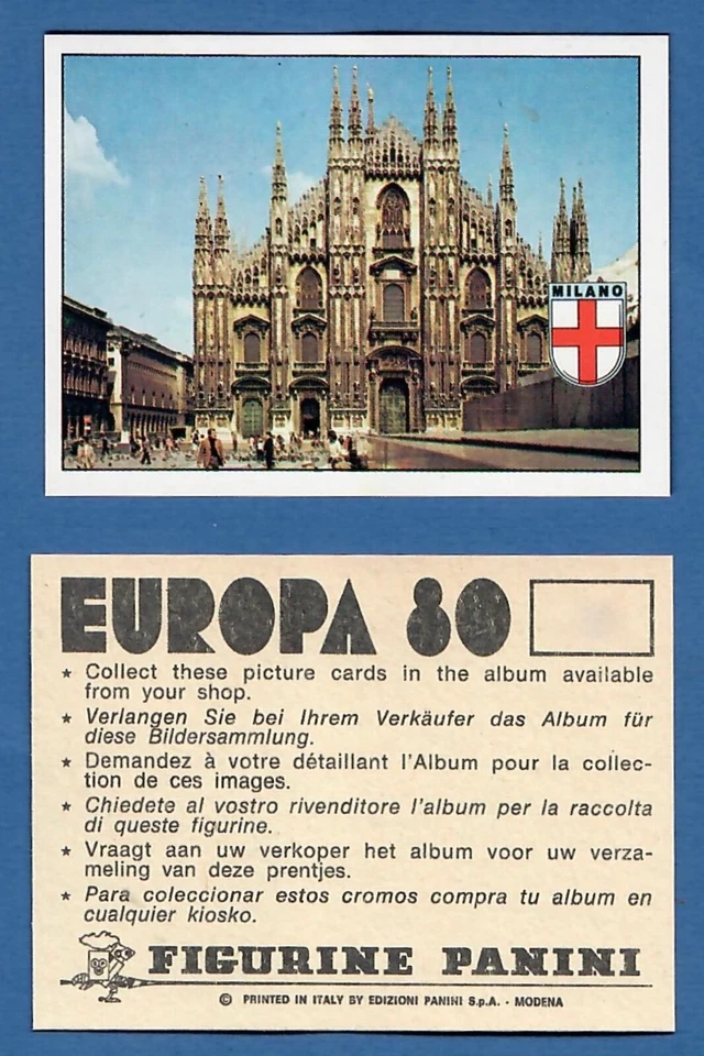 FIGURINA CALCIATORI PANINI EUROPA 80 - NUOVA/NEW - N.28 MILANO - Imagen 1 de 1