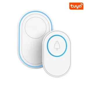 2 in 1 Indoor Wireless Alarm For Tuya Wifi Smart Doorbell Can Stable Server - Picture 1 of 8