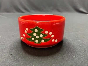 Cenicero Waechtersbach - Árbol de Navidad rojo vintage 3,75" - Alemania - Imagen 1 de 5
