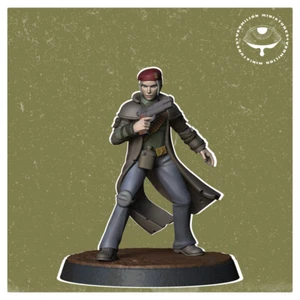 Ranger B | Bear Force | Vermillion | D&D Wargaming 3D Printed Mini - Picture 1 of 1