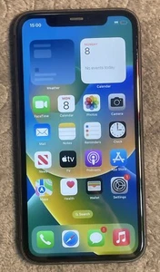 Apple iPhone 11 - 64GB - Black (AT&T Locked) MH8D3LL/A Great Condition! - Afbeelding 1 van 6