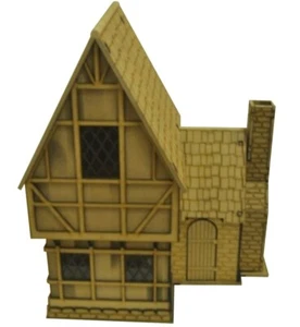 Wooden made-to-order Tudor Dolls House 1/24 scale. Assembly required - Picture 1 of 13