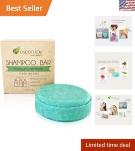 Handcrafted Solid Shampoo Bar - Nourishing Herbal Blend for All Hair Types - Picture 1 of 9