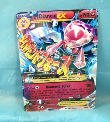 Pokemon Card XY Black Star Promo Mega M Diancie EX XY44 Holo Foil. - Image 1 of 3