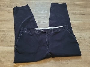 Pantalone Polo Ralph Lauren uomo 40x32 blu scuro chino velluto a coste tasca dritta logo - Foto 1 di 5