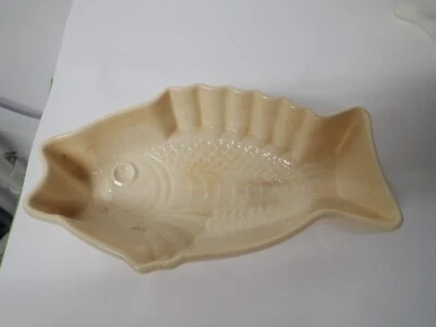 Antike Backform Kuchenform Puddingform Fisch Keramik von Villeroy & Boch um 1910 - Bild 1 von 4