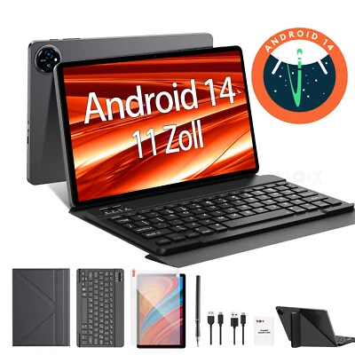 XGODY 2025 Neueste Tablet 16GB RAM 256GB ROM 11 Zoll Android14 Tablet 2SIM 4G LTE WiFi