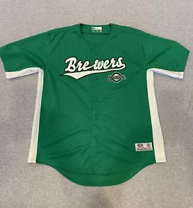 Milwaukee Brewers Green Jersey XL Mens St. Patrick’s True Fan - Picture 1 of 14