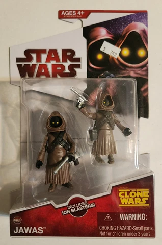 Jawas Action Figure 2-Pack (2009, Hasbro) Star Wars: The Clone Wars CW08 MOC Cover