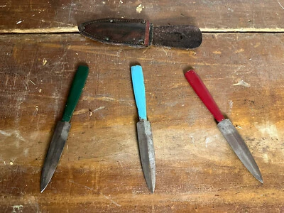 Cuchillo Daga Valor Lanzador De Colección Con Funda Carnaval Deporte Caza Rareza Foto 1 de 4