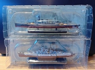 Atlas Collections Schlachtschiffe Bismark & HMS Hood 7134101/2 Boxed Geschenk - Bild 1 von 4