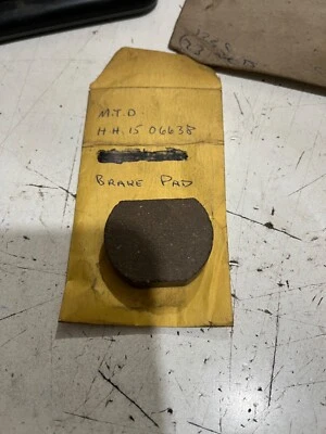 Pastilla freno mtd 15 06638 Foto 1 de 4