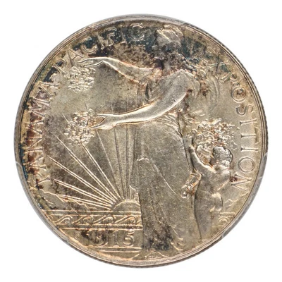 1915-S Panama - Pacific Commemorative Silver Half Dollar PCGS MS-65 - Image 1 of 4