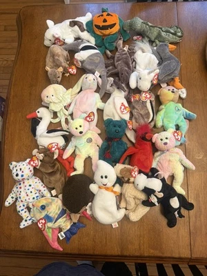 TY Beanie Babies Lot of 25 Assorted Mixed w/Tags Vintage - Image 1 of 4