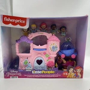NEW Fisher-Price Little People Disney Princess Play & Go Celebration Castle - Picture 1 of 14
