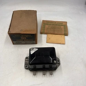 NORS Borg Warner 8300N  Voltage Regulator 6V 1950S BUICK CHEVY PONTIAC OLDS CAD - Bild 1 von 9