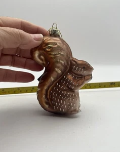 NOS SQUIRREL glass christmas ornament W tags - Picture 1 of 4