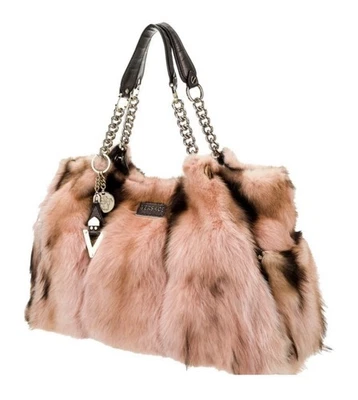 Authentic Versace Pink Mink Hobo RARE - Image 1 of 4